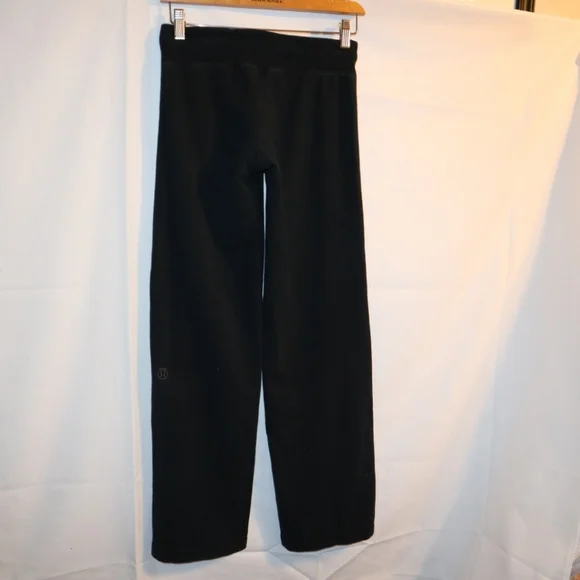 Y2K Lululemon  Black  Drawstring Flare Pant Size Small - Picture 6 of 13